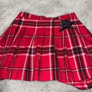 Size 10 kids plaid skirt from justice